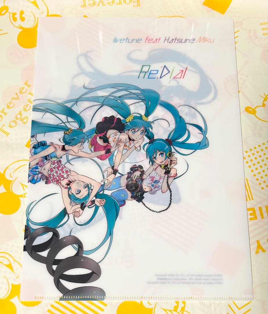 初音ミク CD特典 クリアファイル 4点