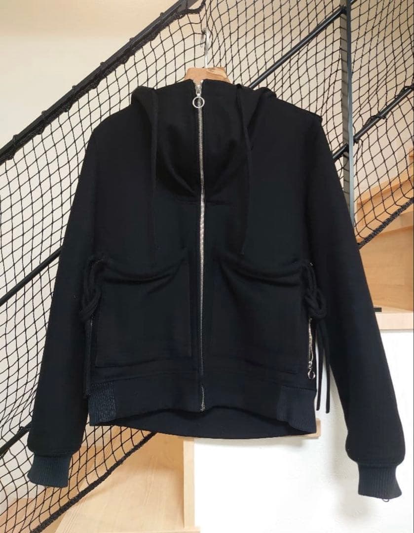 【プロフ必読】kris van assche カシミヤ混 フードブルゾン