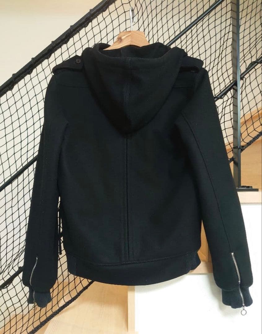 【プロフ必読】kris van assche カシミヤ混 フードブルゾン