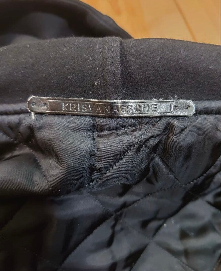 【プロフ必読】kris van assche カシミヤ混 フードブルゾン