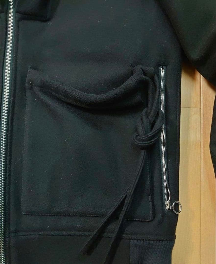 【プロフ必読】kris van assche カシミヤ混 フードブルゾン