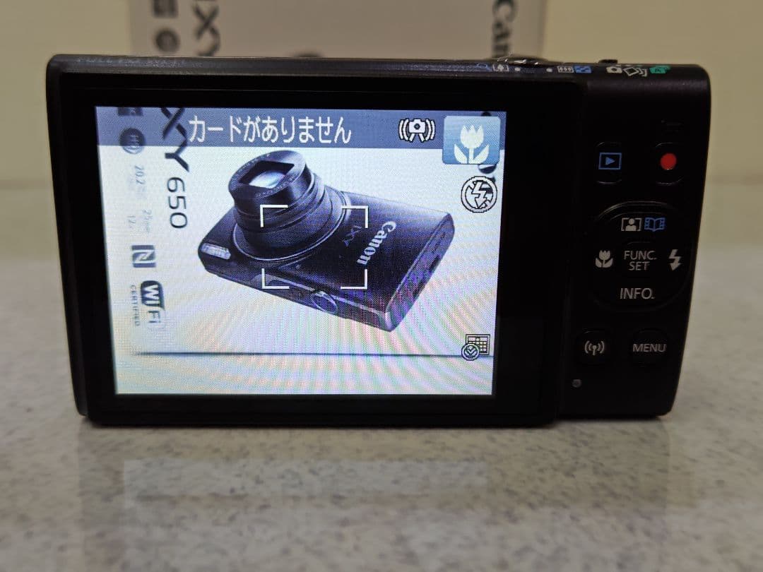 Canon IXY 650 コンパクトデジタルカメラ ブラック