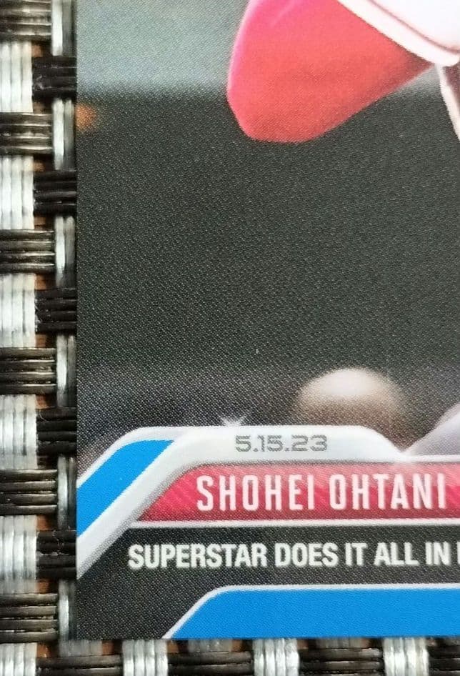 限定49枚 ブルーパラレル☆大谷翔平　Topps カード　シリアルナンバー