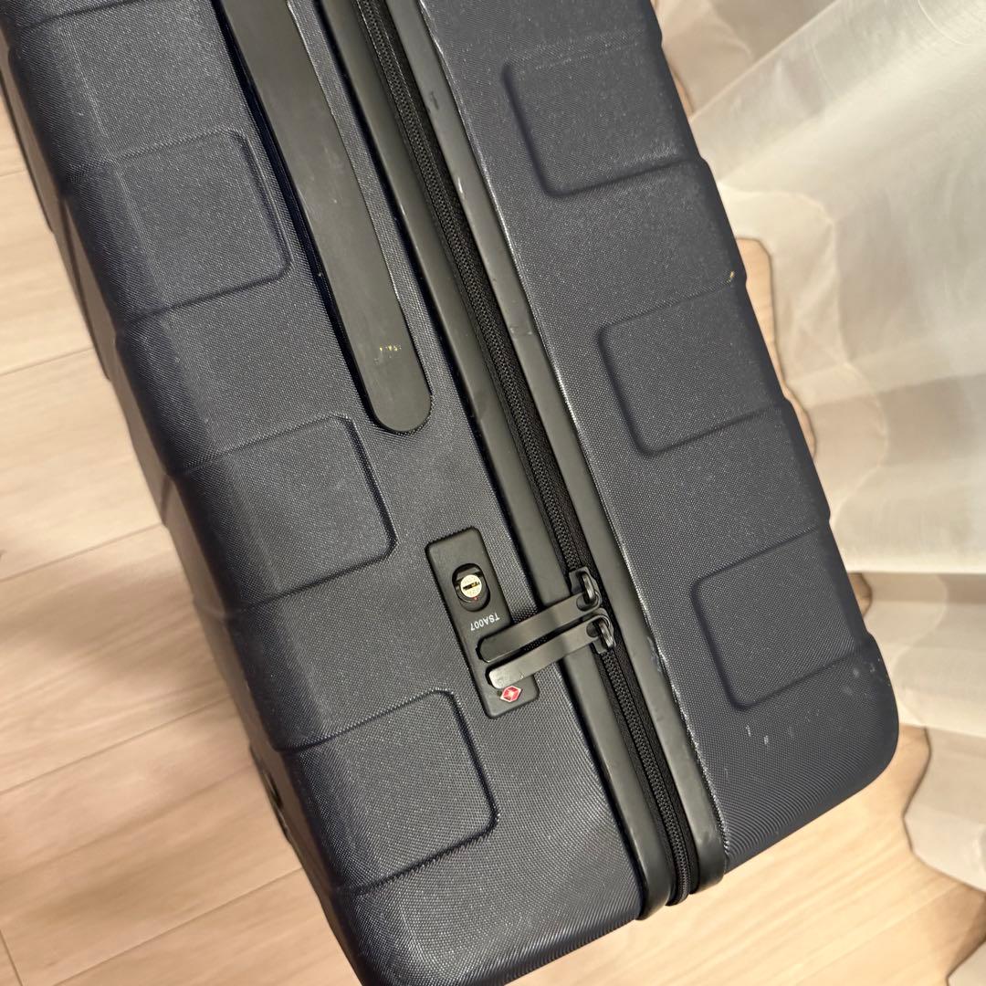 無印良品 ハードキャリーケース スーツケース 廃版 88L ネイビー
