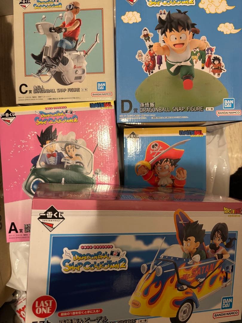 ドラゴンボール スナップフィギュア A.B.C.Dラストワンセット