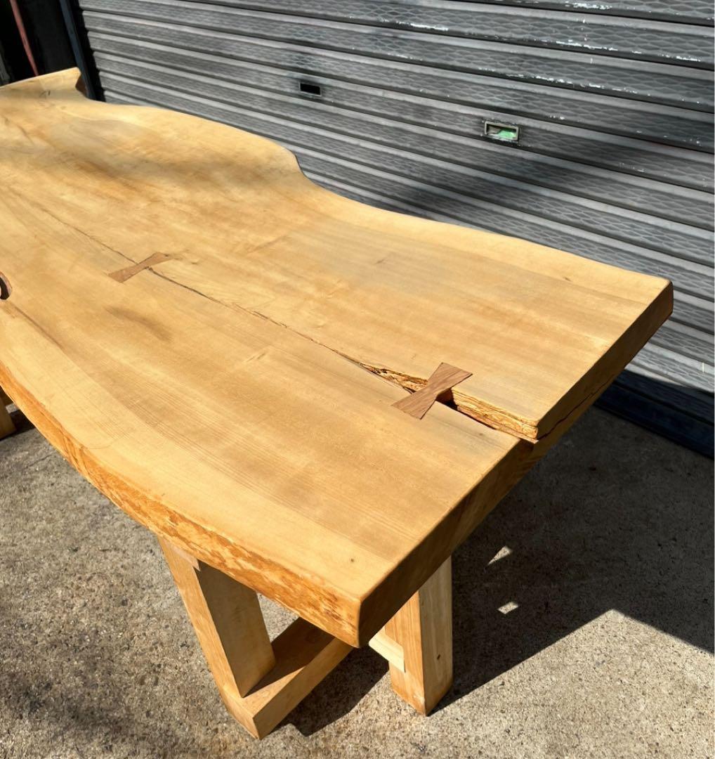 無垢1枚板 無垢材 契り ダイニングテーブル 天板のみ