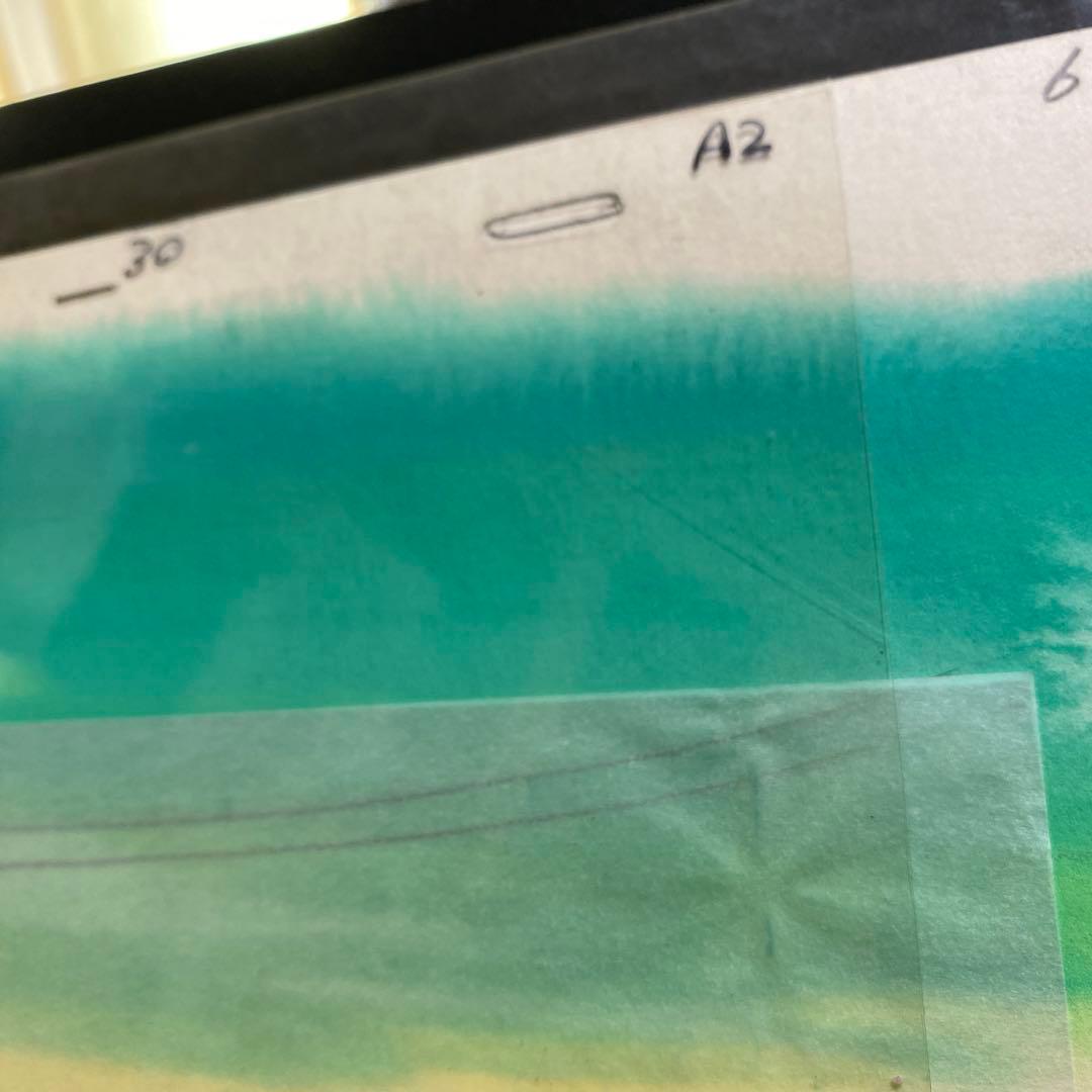 めぞん一刻　音無響子　セル画　アニメ80年代　高橋留美子　高田明美先生サイン付き