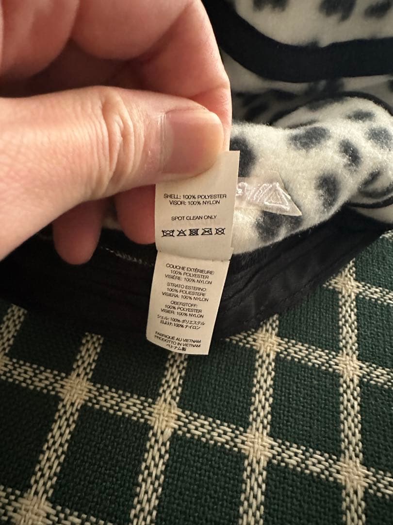 Supreme レオパード柄 フラップ付きキャップ