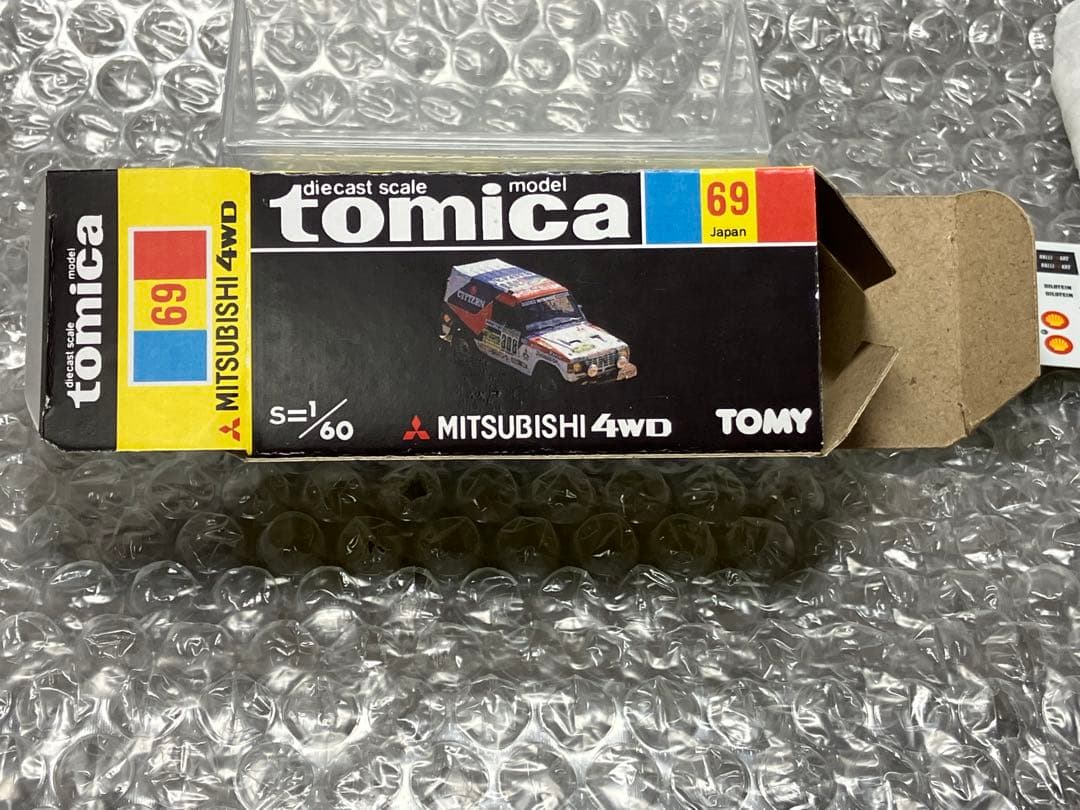 トミカ 黒箱 日本製 No.69 ニコン 特注 三菱 パジェロ 4WD