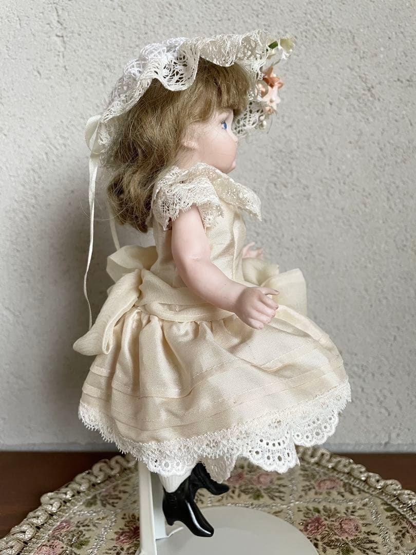 ヴィンテージ ハンドメイド ビスクドール 人形 リプロ ジュモー アンティーク