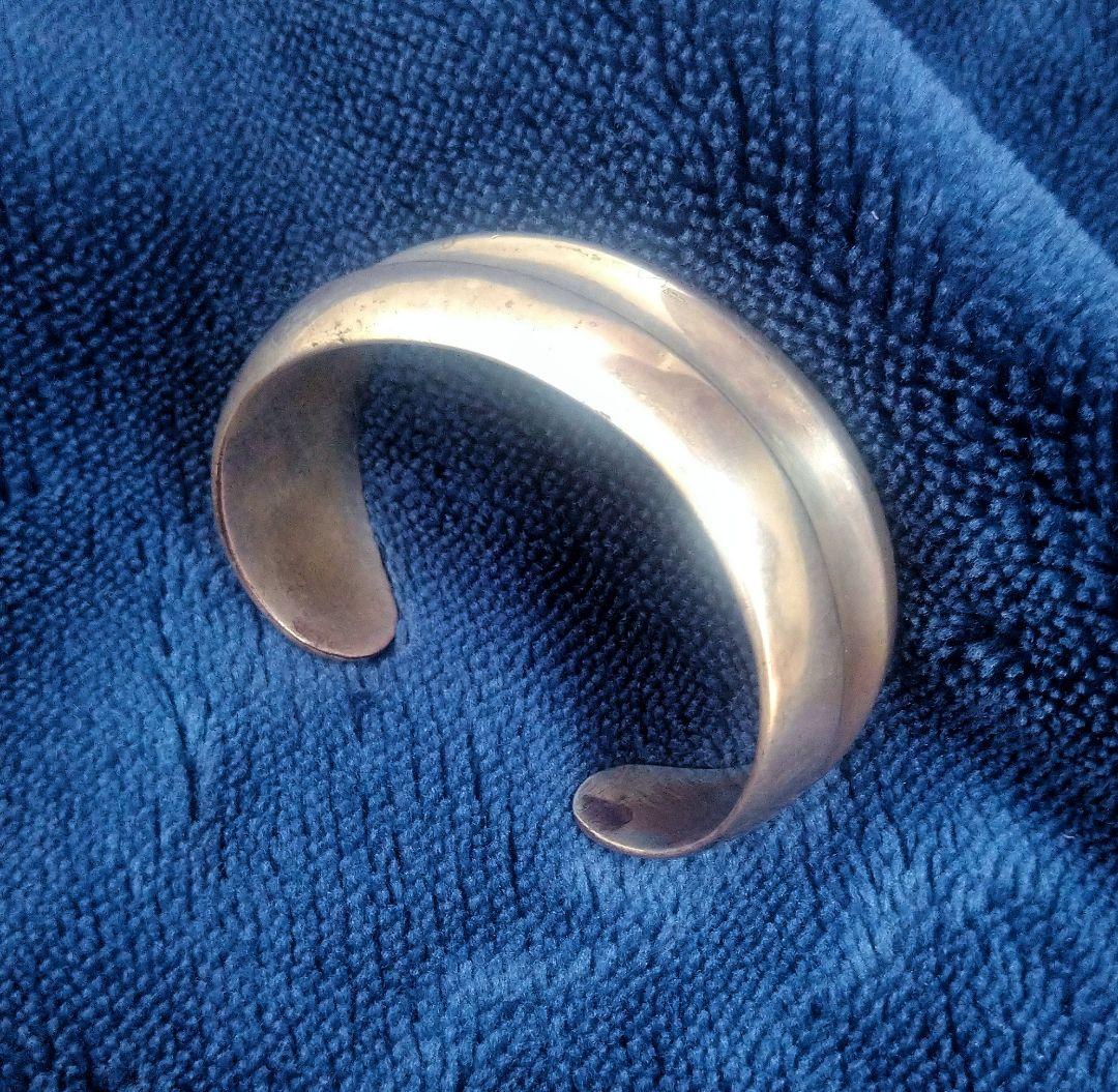 LOS BALLESTEROS ビンテージ メキシコ シルバー カフ バングル