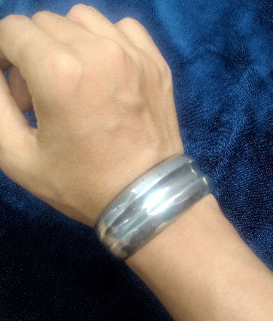 LOS BALLESTEROS ビンテージ メキシコ シルバー カフ バングル