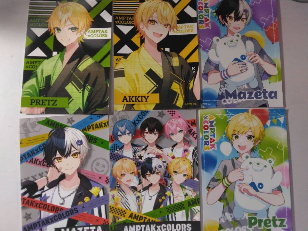 AMPTAK×COLORS 缶バッジ トレカ アクキー アクスタ まとめ売り