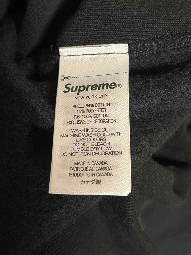 トップス Supreme boxlogo hoodie black 24fw