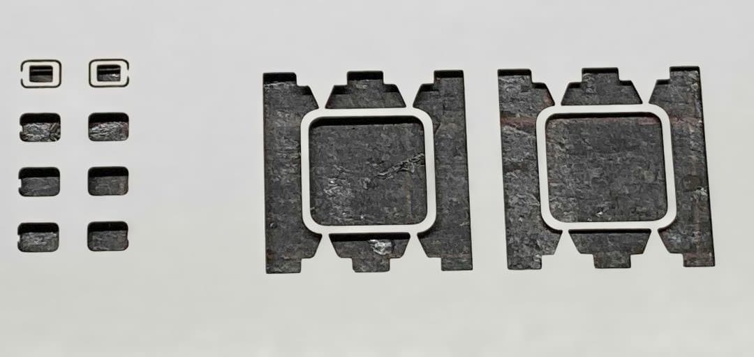 東急車輛旧7000系（２連）硬質ペーパークラフト　レーザーカット済み