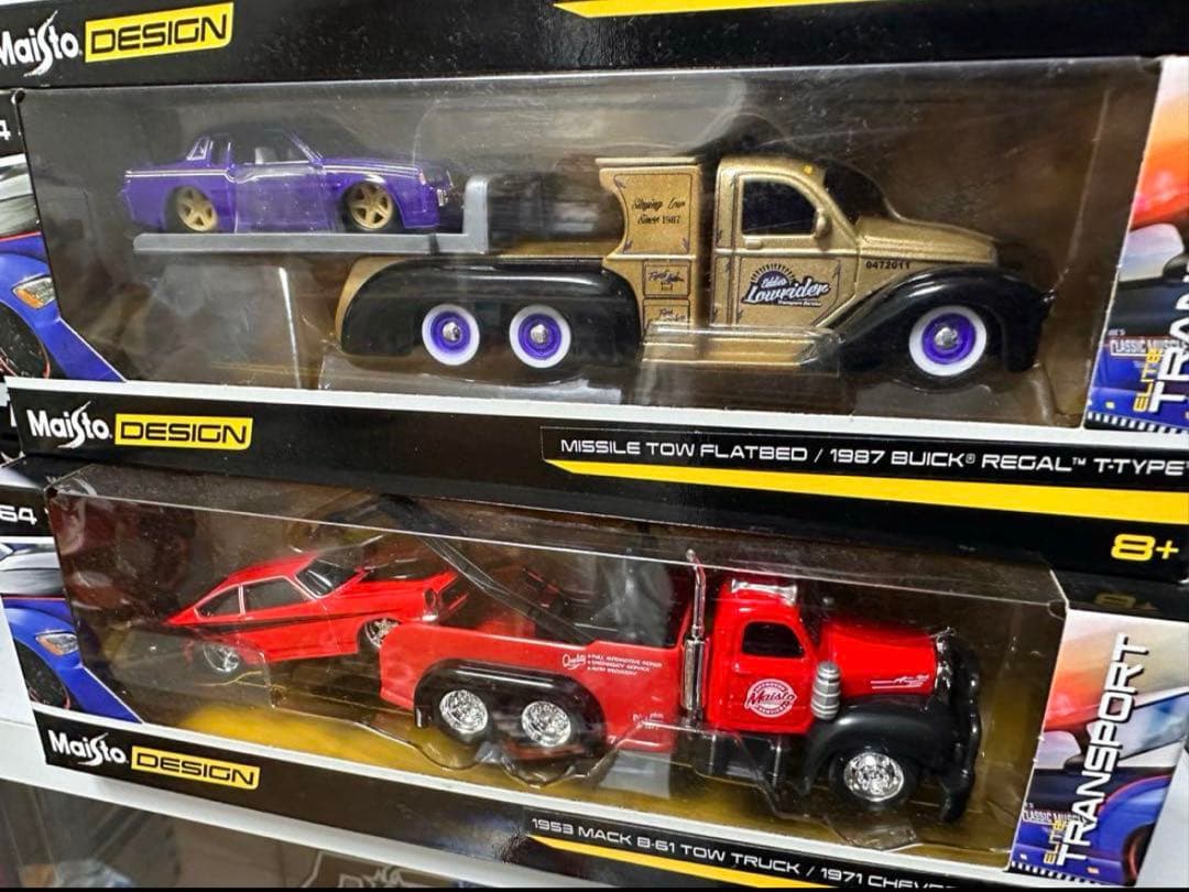 希少！4種セット！1/64 マイスト トランスポート Maisto
