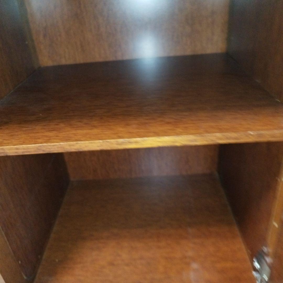 レトロ　木製　電話台 引き出し付き　ラック