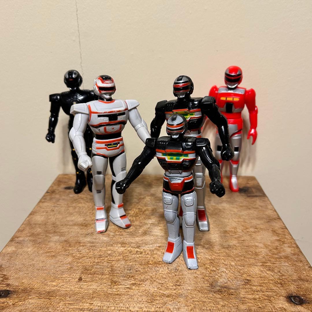 ジャスピオン ソフビ 5体セット 1986年