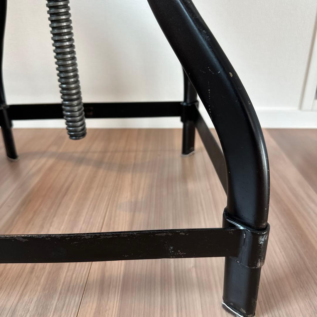 アンティークスツール 高さ調整可能 2脚セット