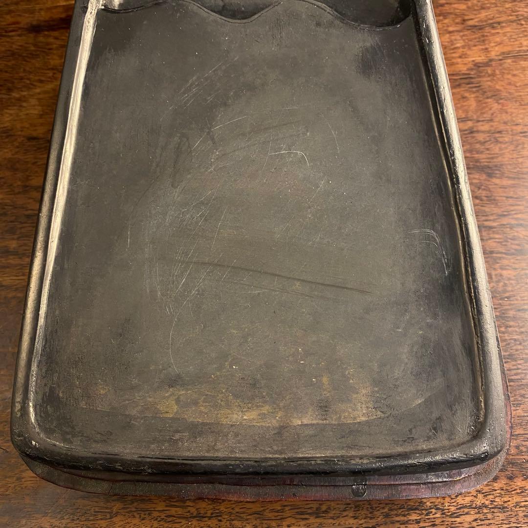 龍紋端渓硯　骨董　文房四宝