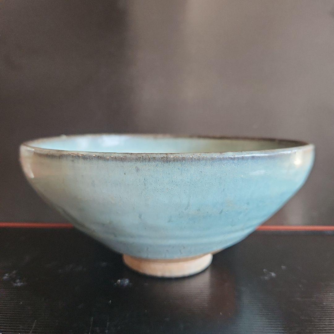 中国鈞窯　菓子噐　箱付き