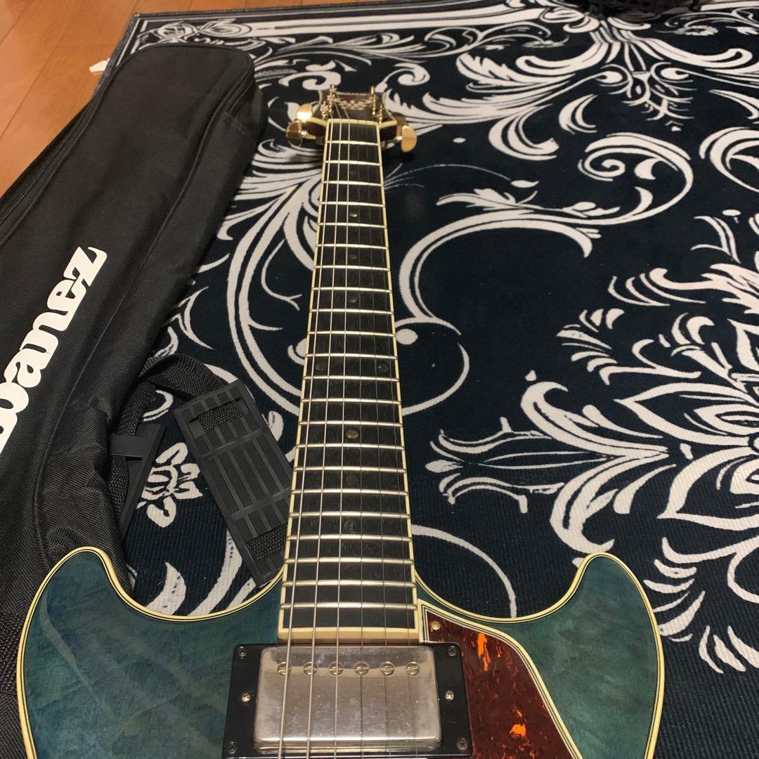 Ibanez AMH90QM-TBL 5B-01 フルアコ