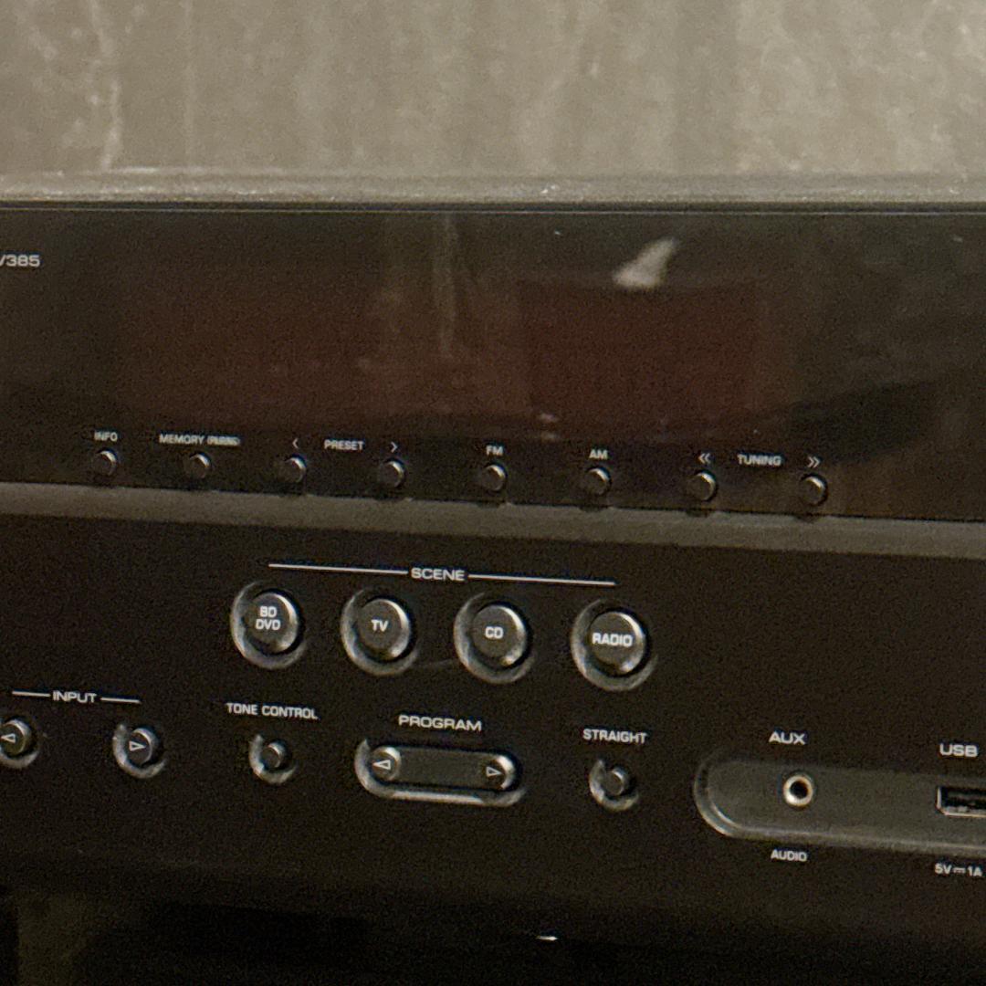 そらまめYAMAHA RX-V385 AVレシーバー 動作確認済 HDMI