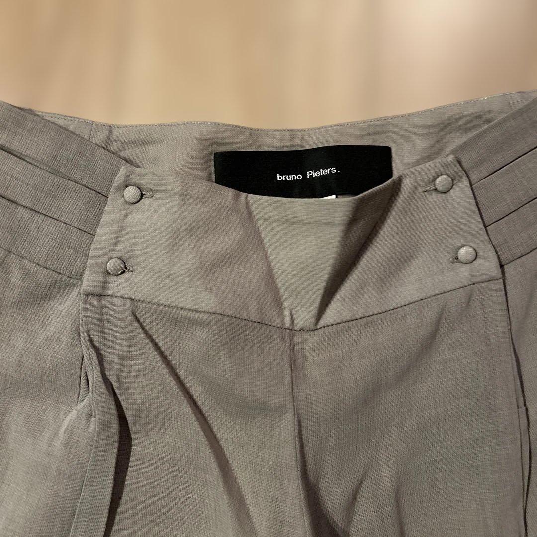 フロントボタンキュロットパンツ36レギンスセット