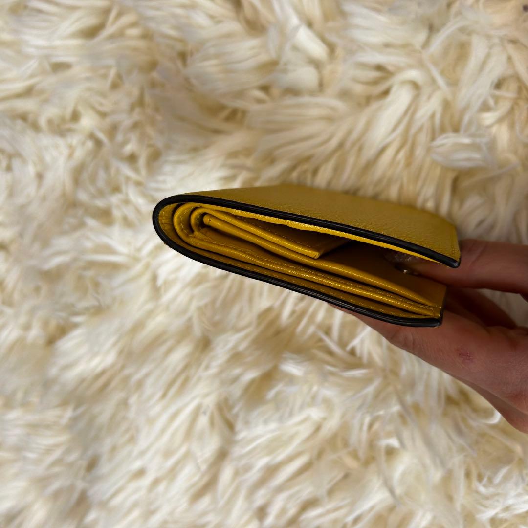 FENDI 折りたたみ財布 黄色【美品】