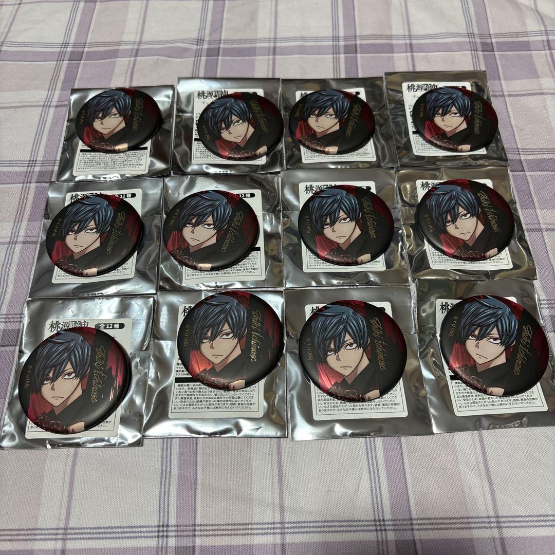 桃源暗鬼 漫画展 一ノ瀬四季 メタリック缶バッジ 12点セット