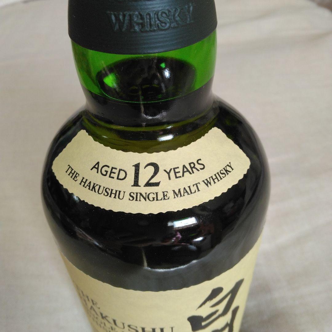 新品！サントリーシングルモルトウイスキー　白州12年　700ml　43％　箱なし