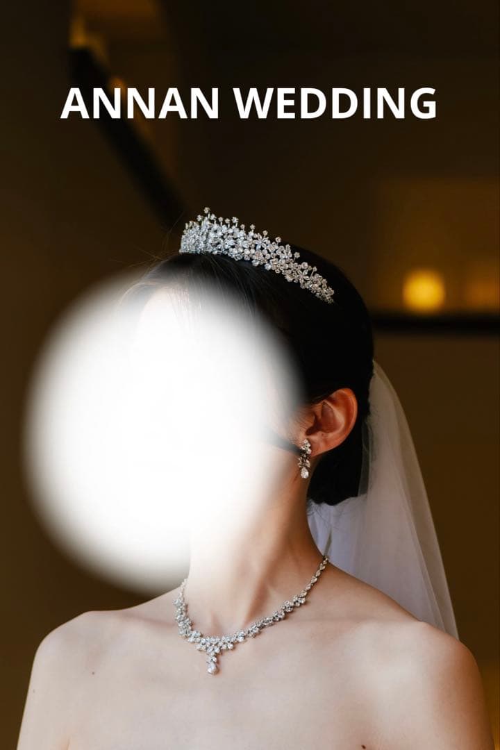 ANNAN WEDDING ティアラ シルバー