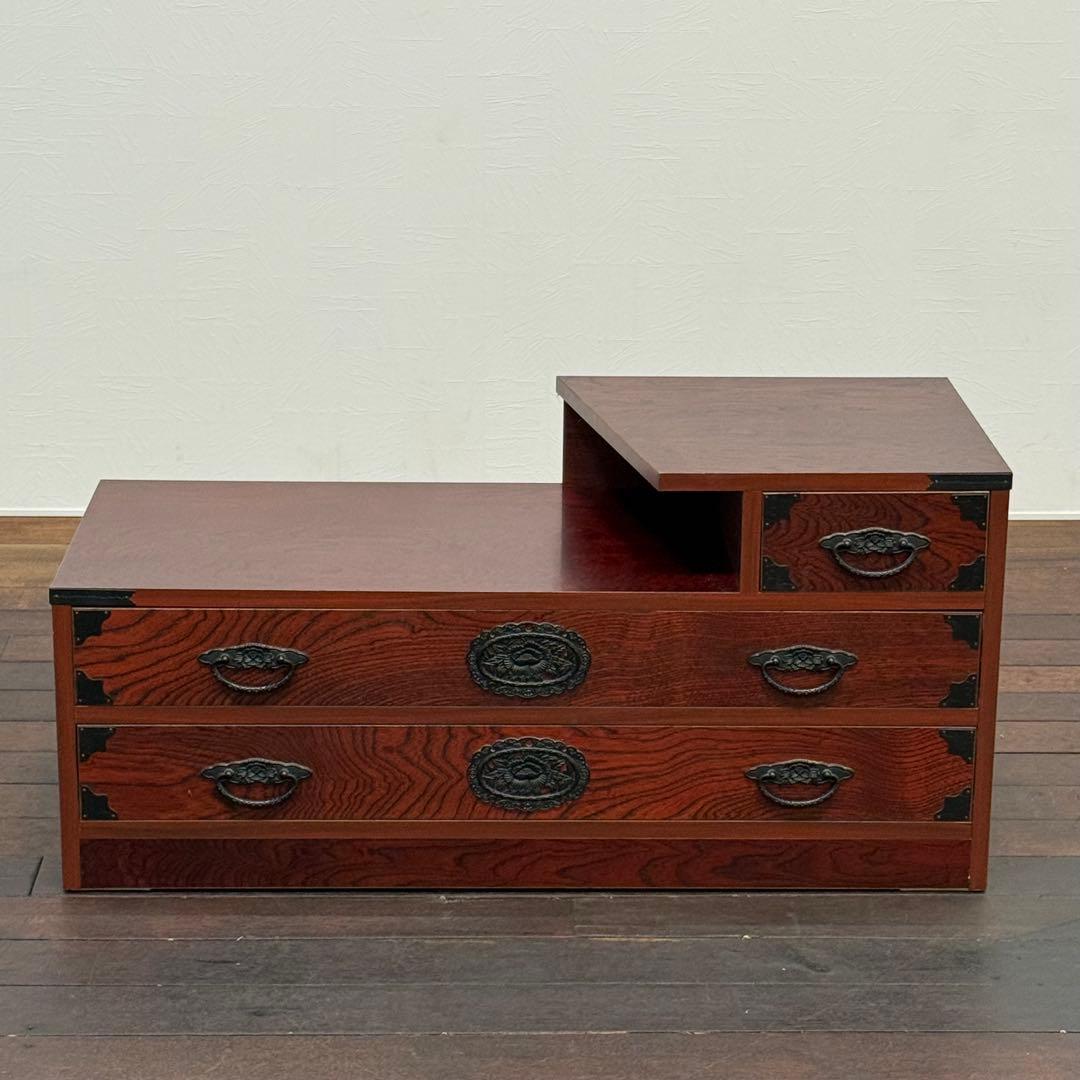 H110K10 民芸調箪笥 ローボード ローチェスト