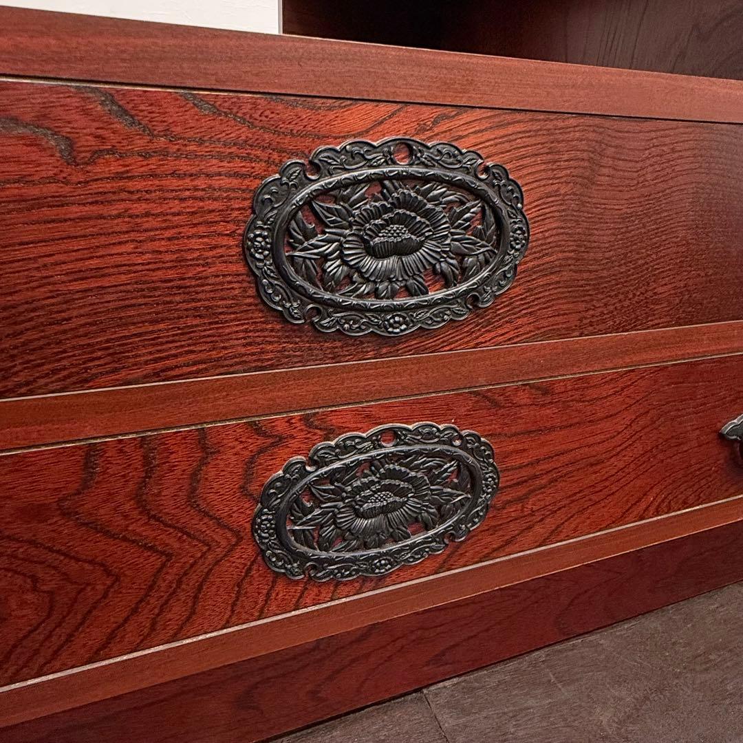 H110K10 民芸調箪笥 ローボード ローチェスト