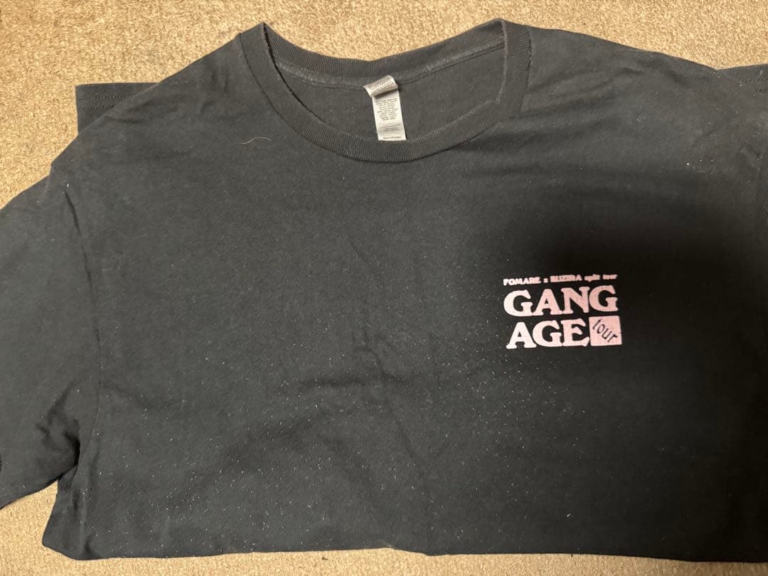 GANG AGE Tシャツ FOMARE × KUZIRAツアー