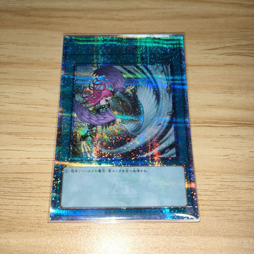 遊戯王　ハーピィの羽根帚　絵違い　25th シークレット