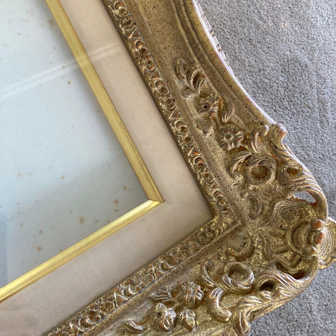 c*4様 P10号 油彩額縁 ゴールドフレーム 渋みのある金色 アートフレーム