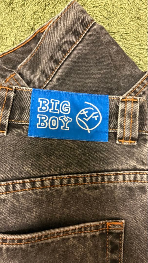 BIG BOY デニムショーツ M washed black