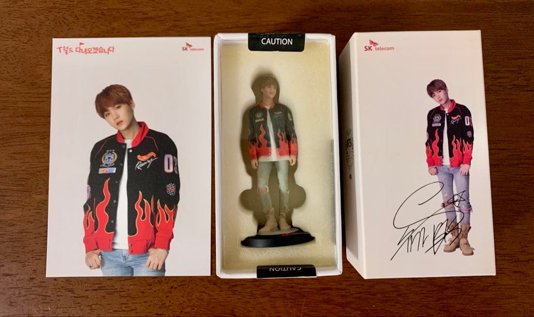 BTS 防弾少年団 SK telecom テレコム公式　フィギュア　ユンギ