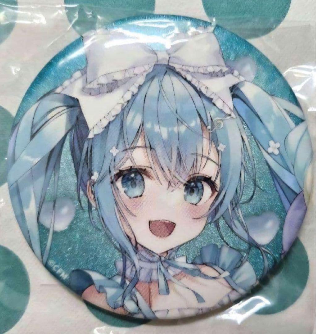 【新品】初音ミク 楽天コレクション 楽コレ 缶バッジ E賞 グリッター缶バッジ