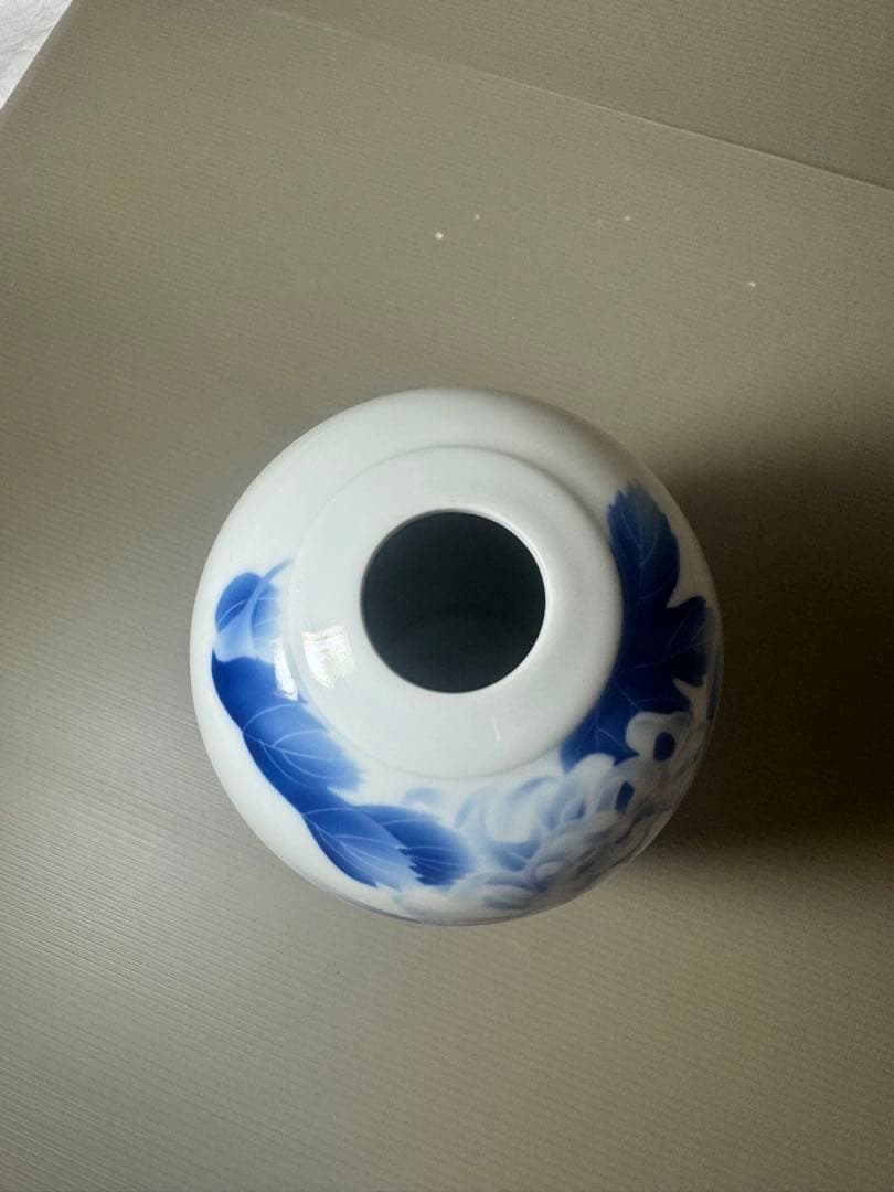 2071 深川製磁　色絵花瓶　時代物