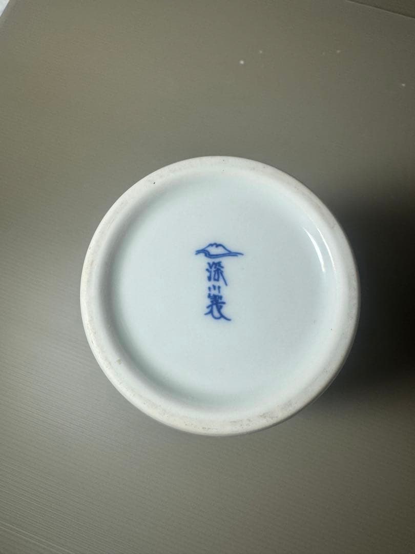 2071 深川製磁　色絵花瓶　時代物