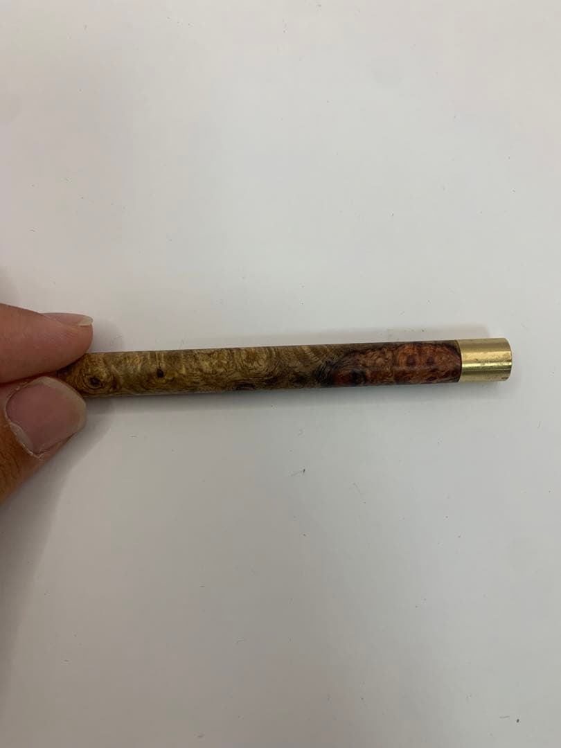 クラフトa　芯ケース　　本カリン瘤紅白