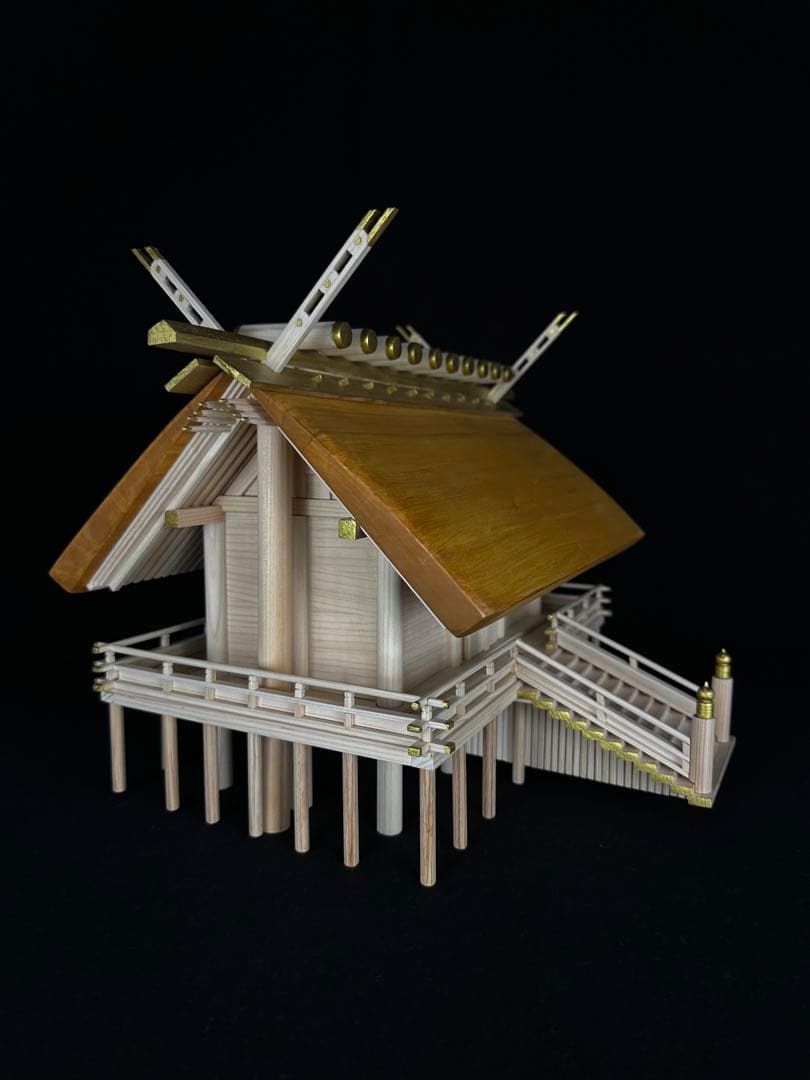 伊勢神宮　神社　模型　1/50