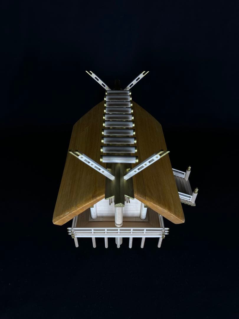 伊勢神宮　神社　模型　1/50