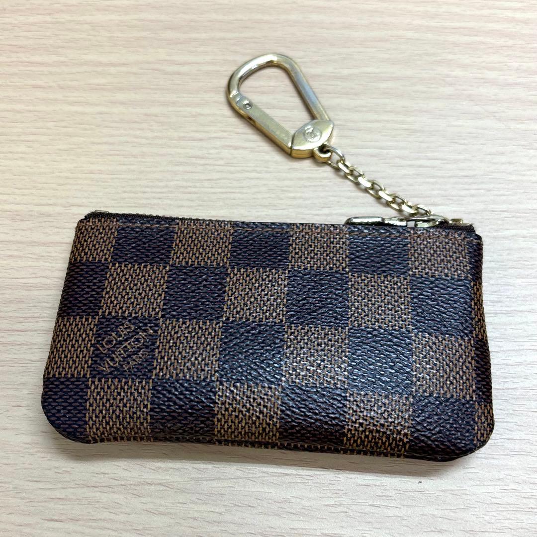 【美品】ルイヴィトン ダミエ N62658 CT0163ポシェットクレ 小銭入れ