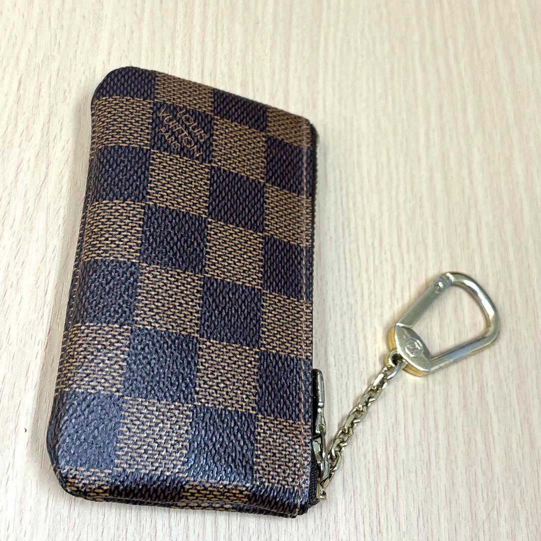 【美品】ルイヴィトン ダミエ N62658 CT0163ポシェットクレ 小銭入れ
