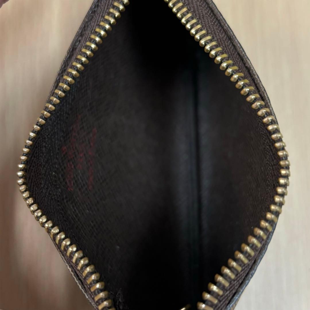 【美品】ルイヴィトン ダミエ N62658 CT0163ポシェットクレ 小銭入れ