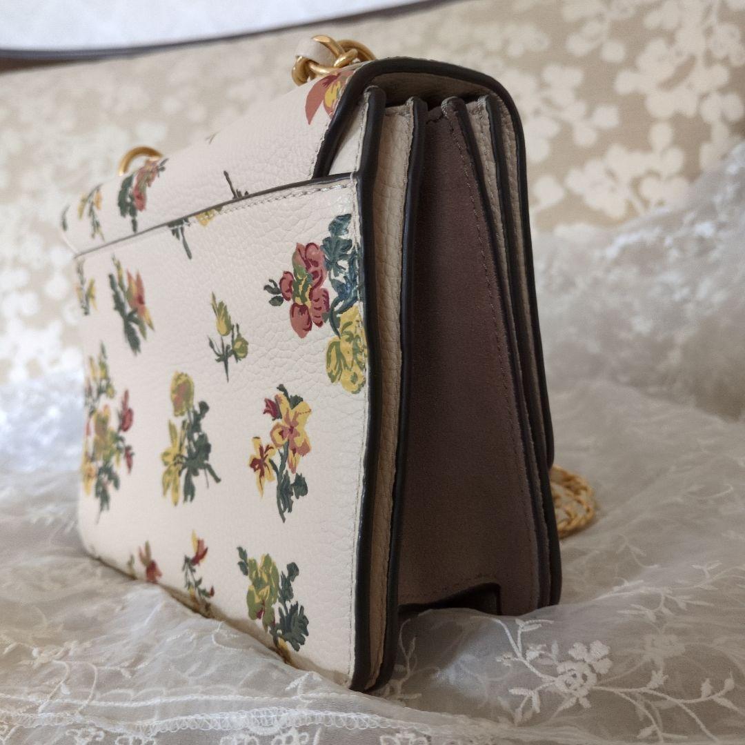 Tory Burch フローラルショルダーバッグ