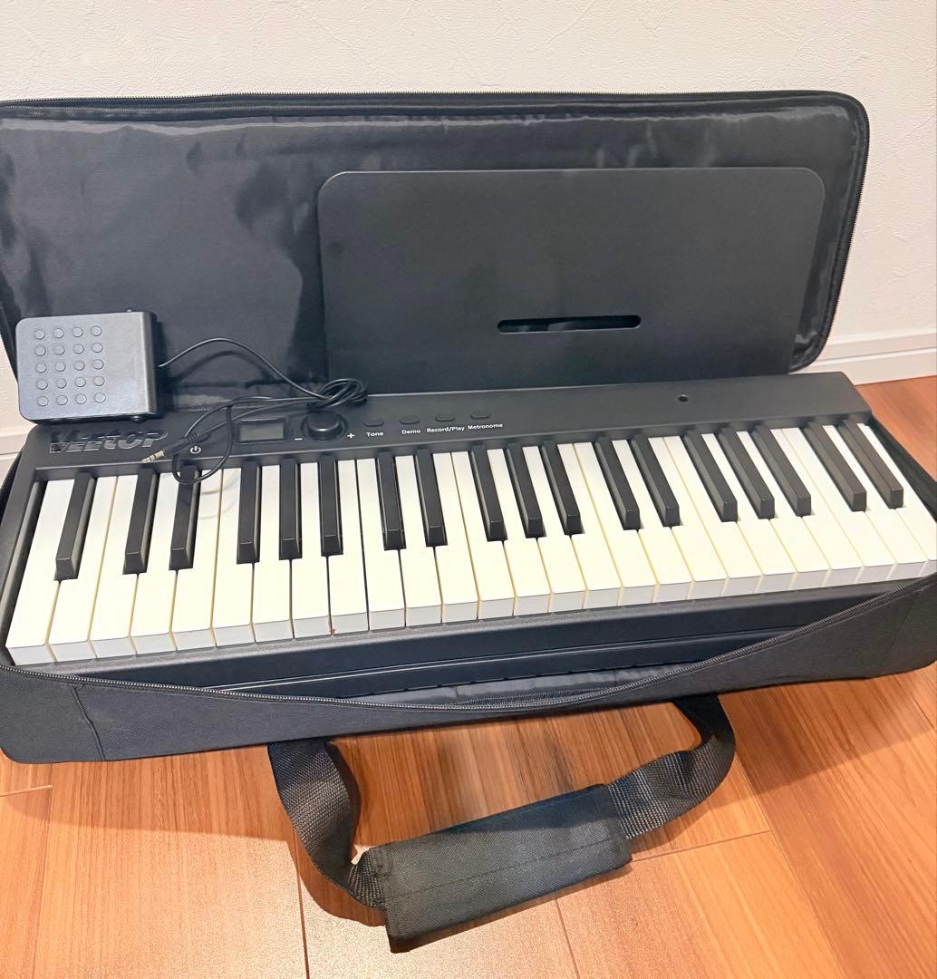 【イルカはいるか】Veetop V-40 折りたたみ式電子ピアノ 88鍵